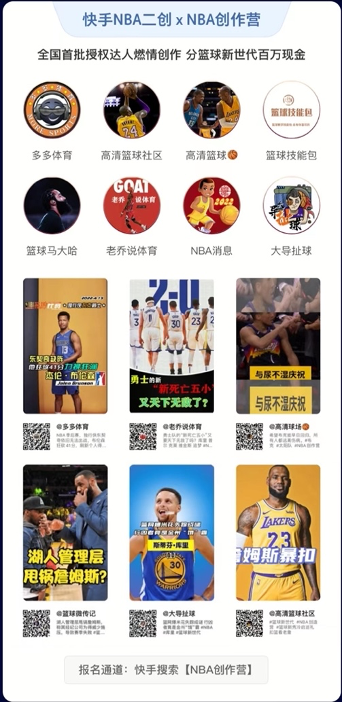 优游国际ub8相干视频总播放量超50亿！快手公布NBA季后赛首轮观赛陈述(图2)